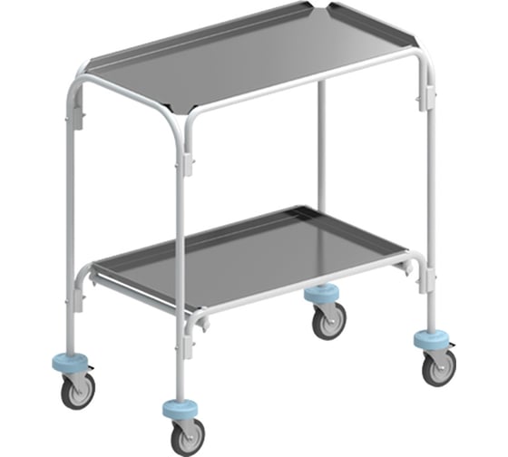 Изображение товара Внутрибольничная тележка для перевозки медикаментов, перевязочных материалов и других медицинских изделий дезар ТБ-01-КРОНТ по ТУ 9451-006-11769436-2003 в варианте исполнения 2 60582