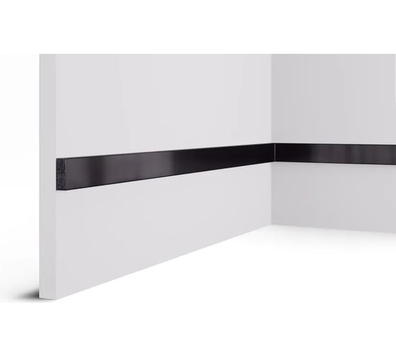 Изображение товара Рейка Cosca Decor RX010-057 30x10x2000 мм, Зеркало черное Cosca Deco 00-00081461