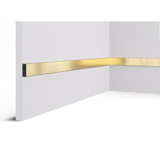 Изображение товара Рейка Cosca Decor RX010-051 30x10x2000 мм, Золото, Cosca Deco 00-00079299