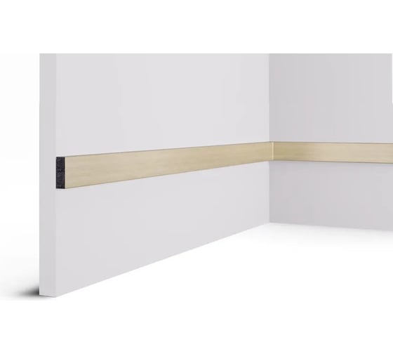 Изображение товара Рейка Cosca Decor RX010-053 30x10x2000 мм, Золото матовое Cosca Deco 00-00079326