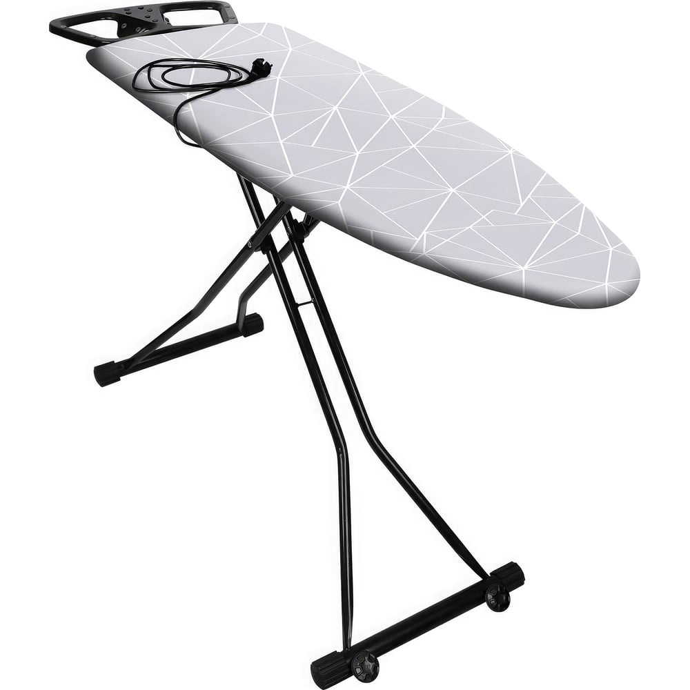 Изображение товара Гладильная доска OVK Home NST/2 с линиями на сером покрытии для домашнего использования