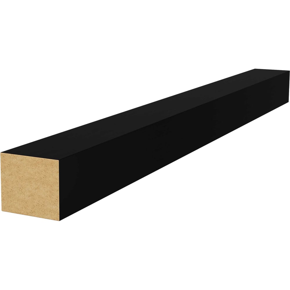 Изображение товара Руст стыковочный Cosca Decor 25x22x2750 мм МДФ глянцевый, черный