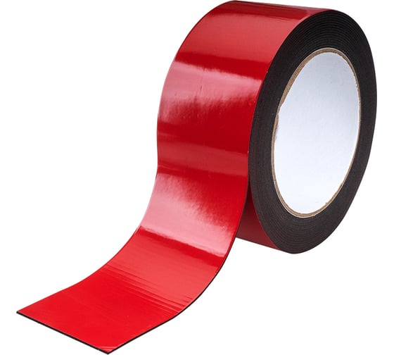 Изображение товара Двусторонняя монтажная клейкая лента AURA на вспененной основе, ЭВА, черная, 1ммx50мм, 5 м ZTC-E505F