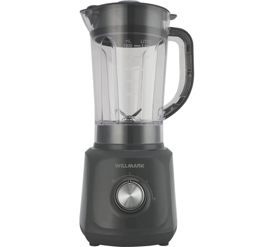 Изображение товара Стационарный блендер Willmark WTB-1246PG 1000 Вт, 2 скорости, импульсный режим, 1,5 л пластиковый кувшин 2000630