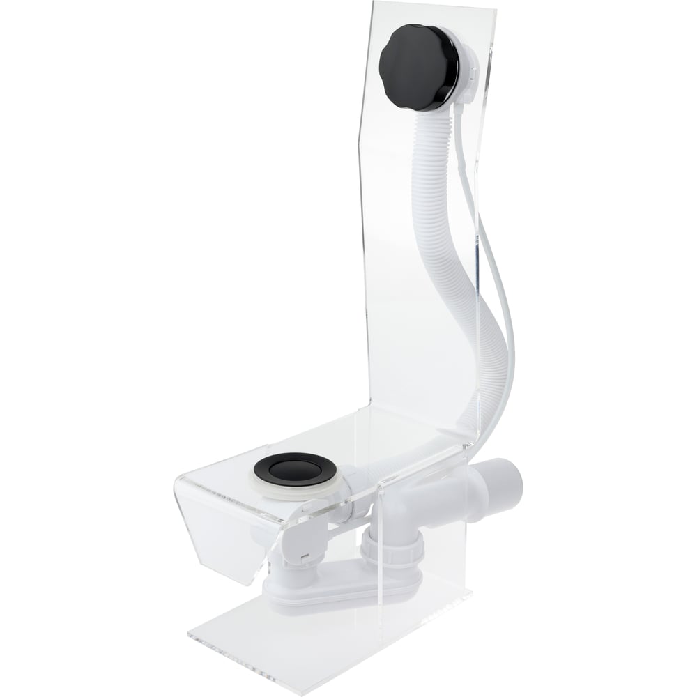 Изображение товара Слив-перелив п/автомат VEGA 60см черный матовый V55R 60BM Э МК