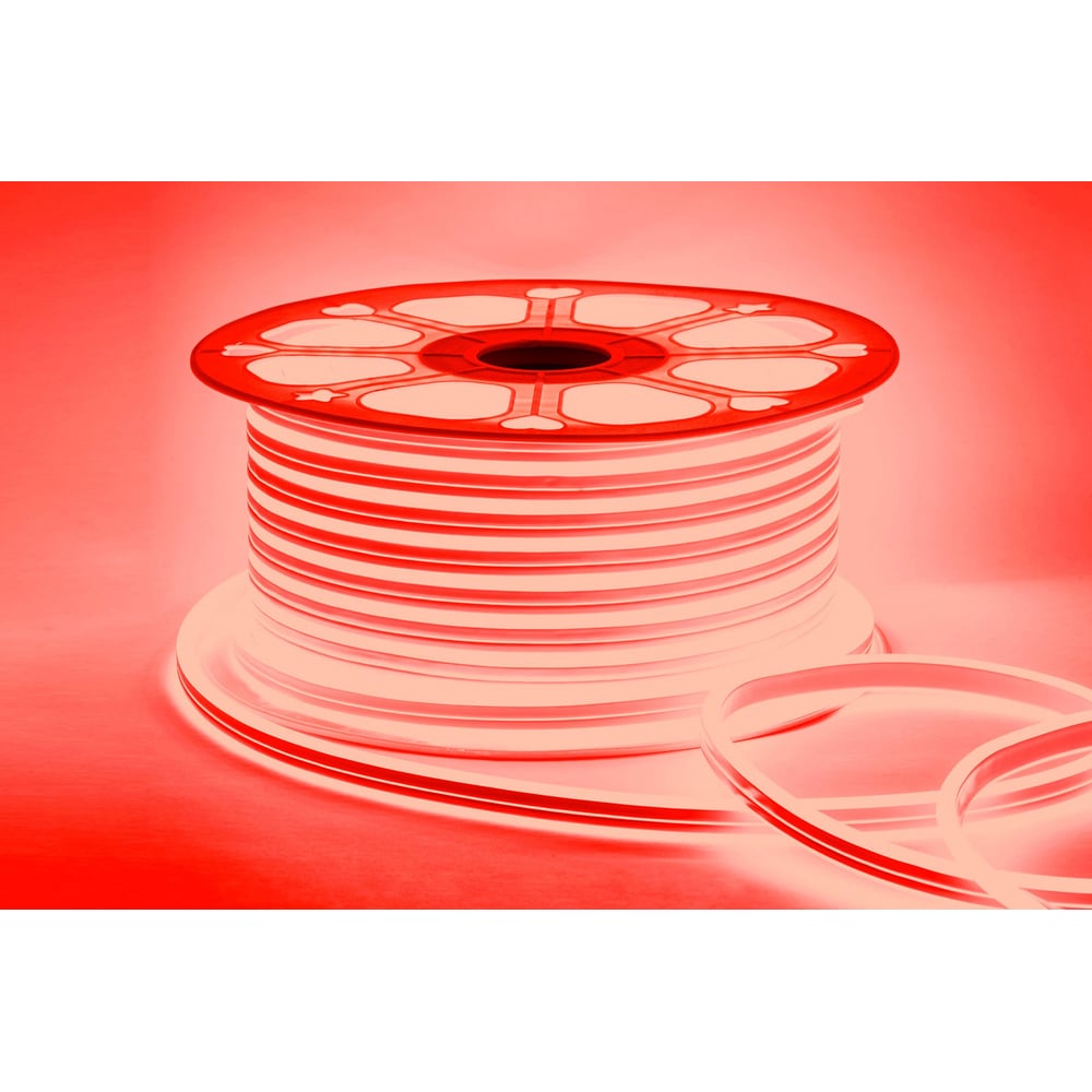 Изображение товара Светодиодный неон Apeyron двусторонний 50м IP65 красный 6Вт/м