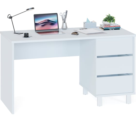 Изображение товара Письменный белый стол СОКОЛ СПм-210 00-00015564