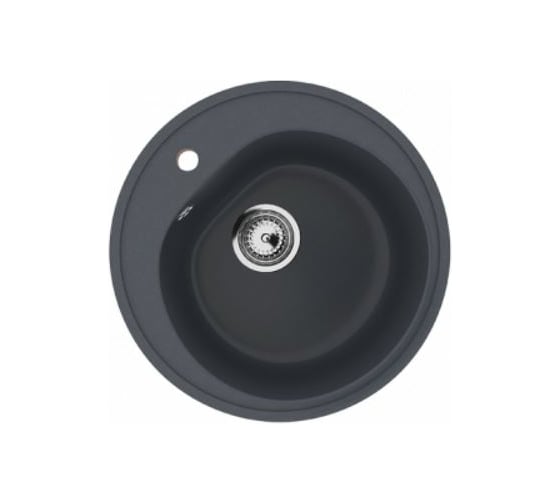 Изображение товара Кухонная мойка ULGRAN U-101 цвет: антрацит U-101-343