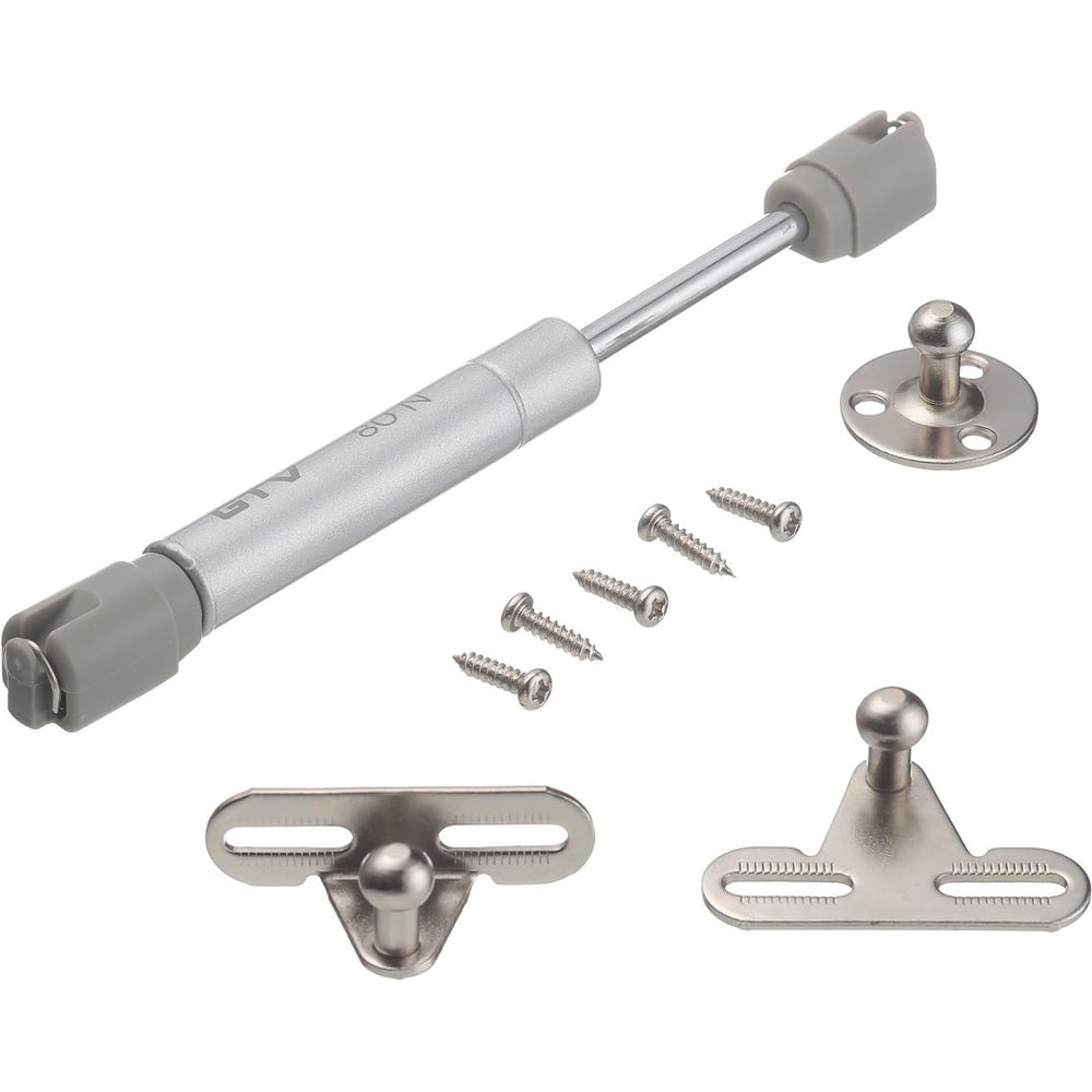 Изображение товара Газлифт мебельный GTV 80N L-160 мм серый PD-G80160-02