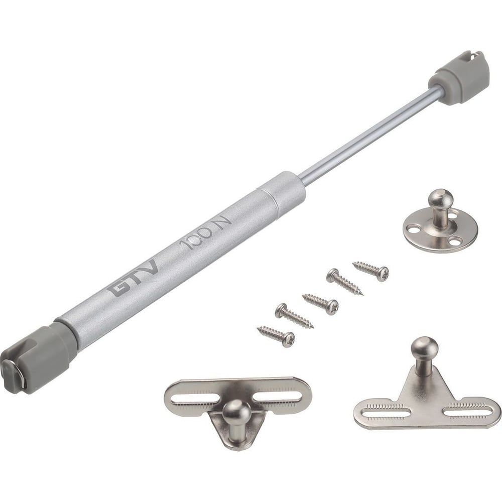 Изображение товара Мебельный газлифт GTV 100N, серый 50 шт PD-G0100-N02