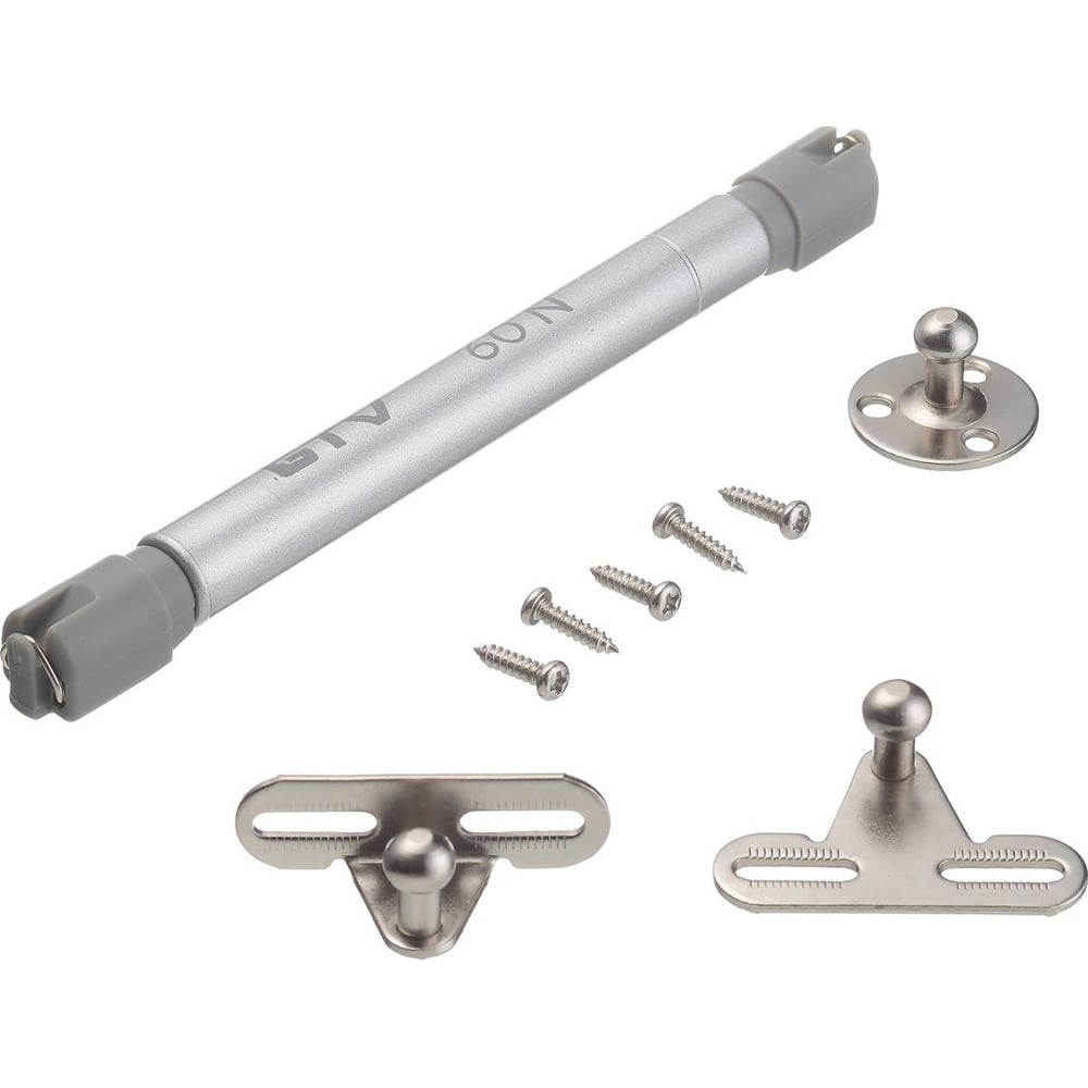 Изображение товара Мебельный газлифт GTV для откидных фасадов 60N серый PD-ECGDL-060