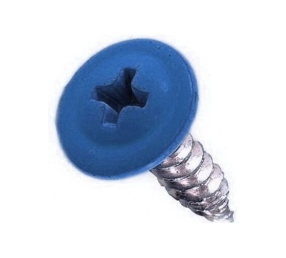 Изображение товара Саморез с прессшайбой Rizzel ПШ 4,2х19, RAL 5005, 1000 шт. 00000308375