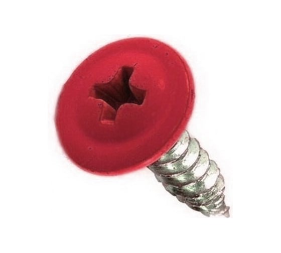 Изображение товара Саморез с прессшайбой Rizzel ПШ 4,2х19, RAL 3003, 1000 шт. 00000308935