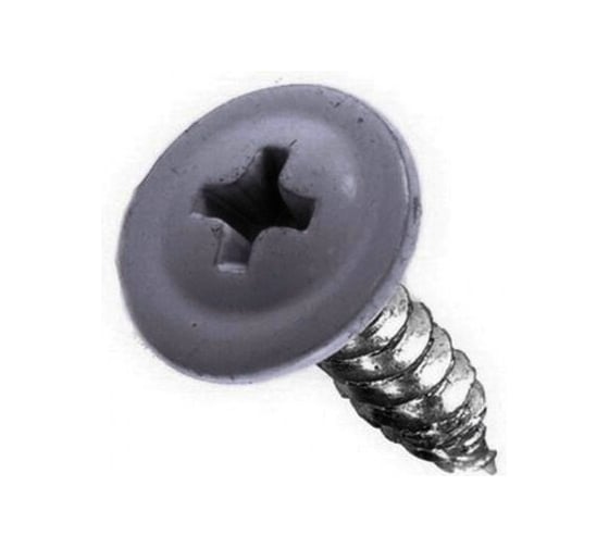 Изображение товара Саморез с прессшайбой Rizzel ПШ 4,2х16, RAL 7024, 1000 шт. 00000311574