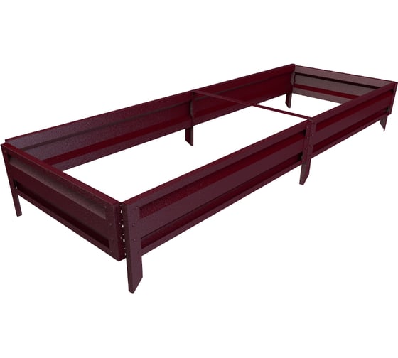 Изображение товара Готовая грядка Delta-Park GL 0.7х2 м, коричнево-красная 30010_GL702Ch