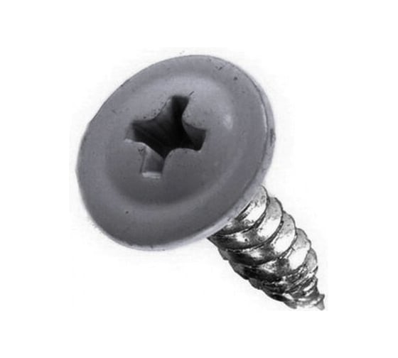 Изображение товара Саморез с прессшайбой Rizzel ПШ 4,2х19, RAL 7016, 1000 шт. 00000320507