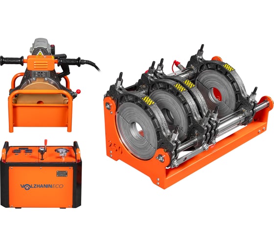 Изображение товара Аппарат для стыковой сварки полимерных труби VOLZHANIN Eco 250 с прибором протоколирования (63-250) П