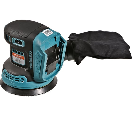 Изображение товара Аккумуляторная эксцентриковая шлифмашина Sturm бесщеточный двигатель, 1BatterySystem COS18125