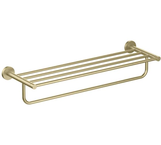 Изображение товара Полка для полотенец AQUATEK AQ4115BG ЕВРОПА, шлиф. золото 00000139870
