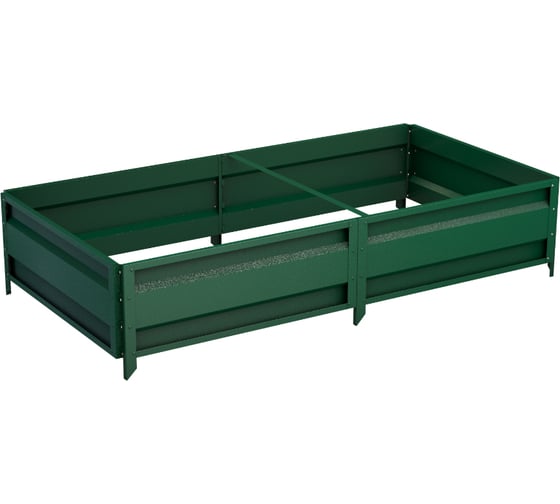 Изображение товара Сборная грядка Delta-Park GU 1х2 м, зеленая 30011_GU12Gr