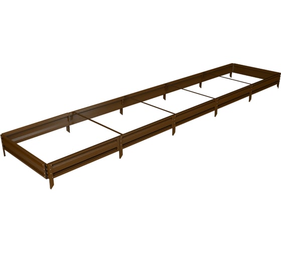 Изображение товара Готовая грядка Delta-Park GL 1х5 м, коричневая 30010_GL15Br
