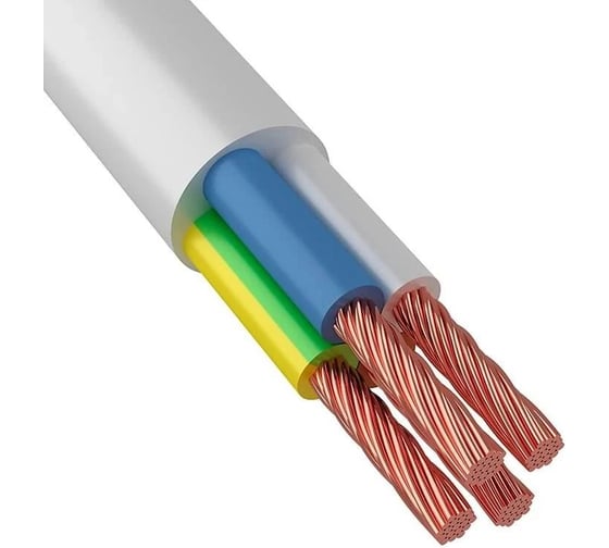 Изображение товара Провод ВЭКЗ ПВС 4*0,75, 380 В, бухта 100 м, ГОСТ VEKZ00051