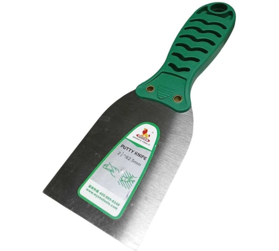 Изображение товара Шпатель WYNNS 63 мм, стальной, с пластиковой ручкой, 2 1/2 W0625D 00000027964