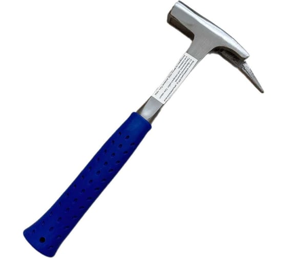 Изображение товара Молоток кровельщика Monolit 600 г, цельнометаллический, с обрезиненной рукояткой 0487