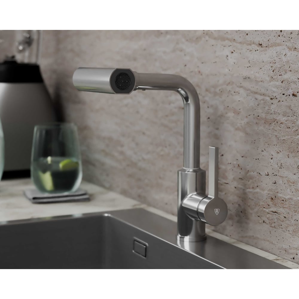 Изображение товара Смеситель для кухни с поворотной лейкой RUSH Tinos TI3732-17 Изображение товара Смеситель для кухни с поворотной лейкой RUSH Tinos TI3732-17