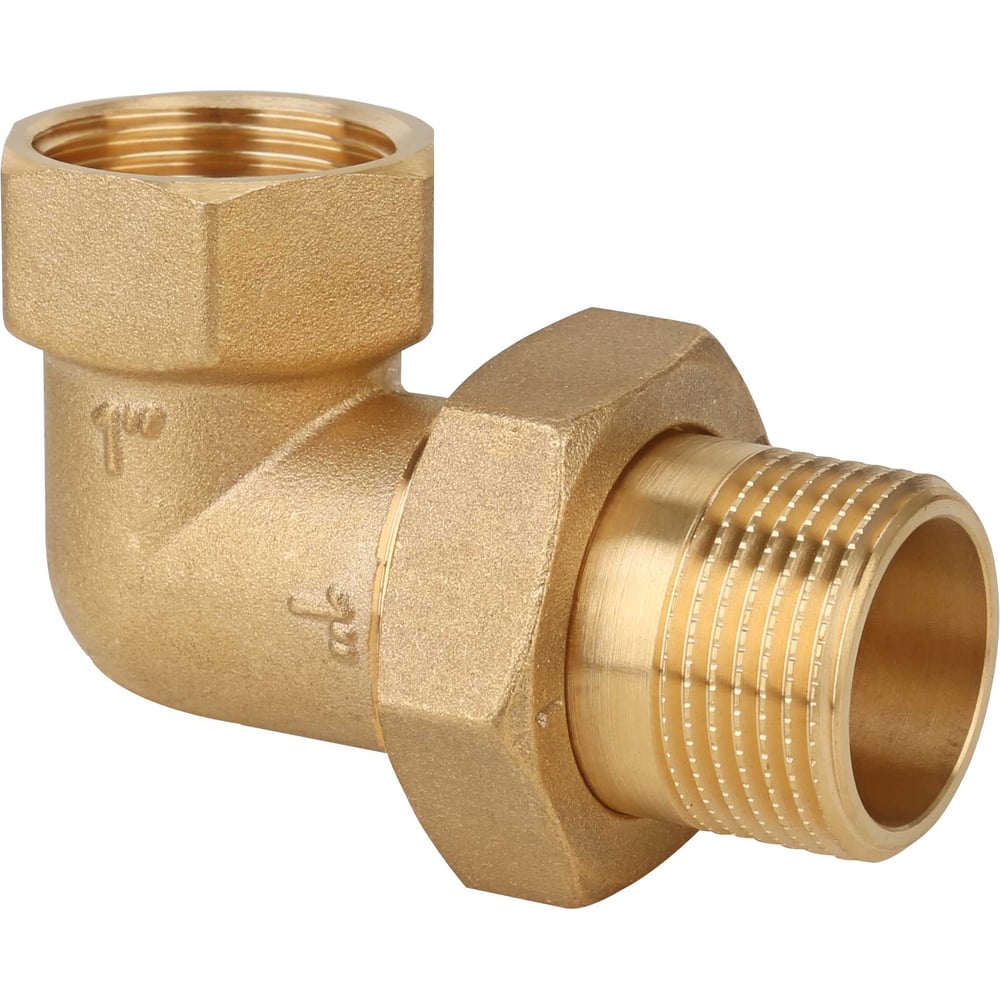 Изображение товара Американка угловая Gappo ВР-НР латунная 1-Дюйм с углом 90 градусов