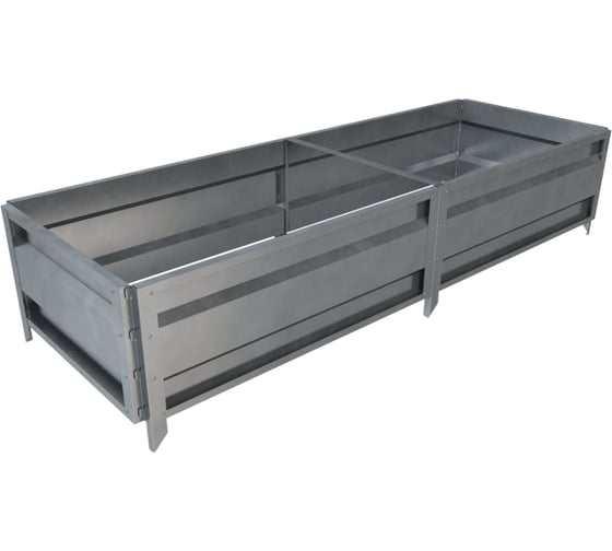 Изображение товара Сборная грядка Delta-Park GU 0.7х2 м, серебристая 30011_GU702Zn