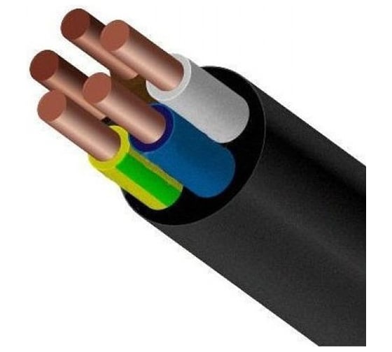 Изображение товара Кабель ВЭКЗ ВВГ-нг(А)-LS 5*2,5ok(N,PE)-0,66 (бухта 50 м) ГОСТ VEKZ00393