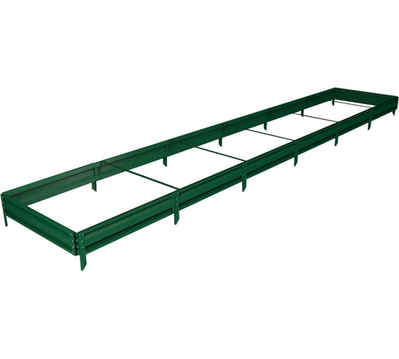 Изображение товара Готовая грядка Delta-Park GL 1х6 м, зеленая 30010_GL16Gr