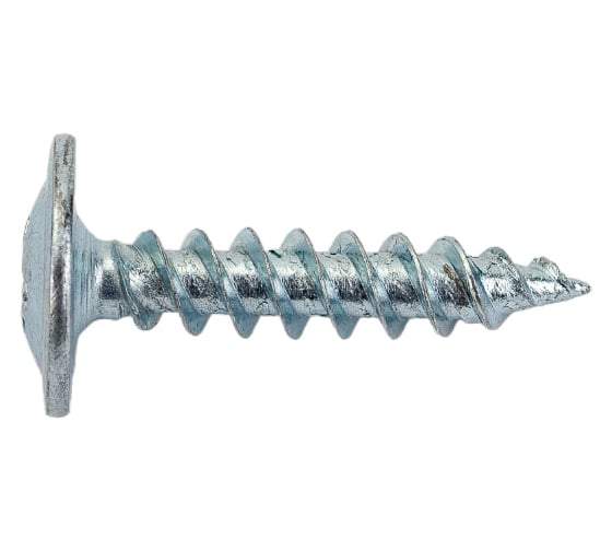 Изображение товара Саморезы ВИРТУОЗ 4,2х19 мм полусферическая головка с прессшайбой, острый, 50 шт 02228