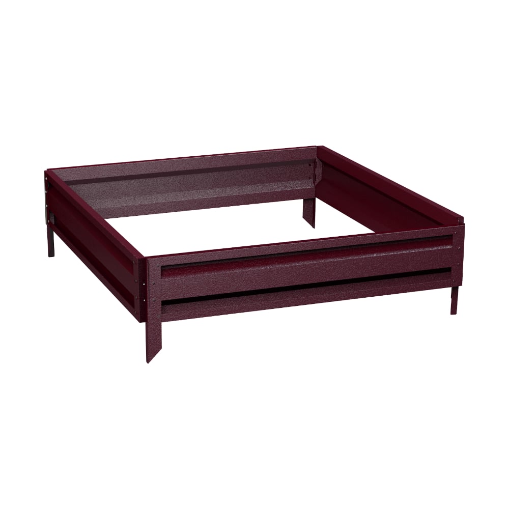 Изображение товара Готовая грядка Delta-Park GL 1х1 м в коричнево-красной расцветке