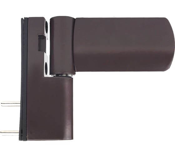 Изображение товара Петля DORF PS27 для ПВХ дверей (аналог Roto PS27) 150 кг, 105 мм, коричневая 8019 DORF_PS27_ALL_150_8019(515al )