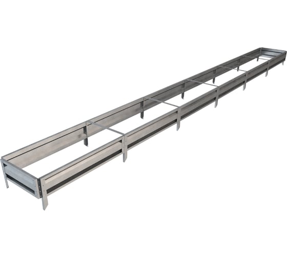 Изображение товара Готовая грядка Delta-Park GL 0.5х6 м, серебристая 30010_GL506Zn