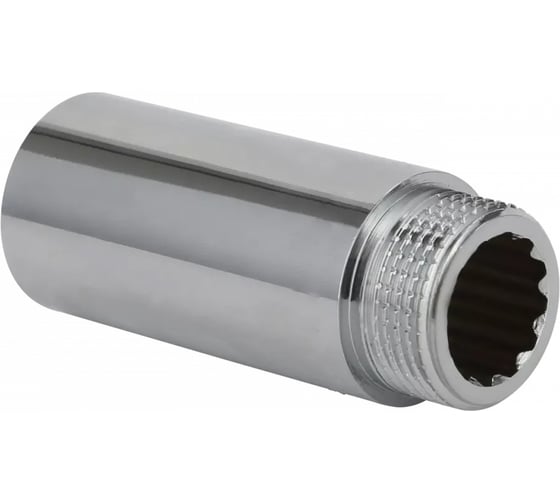 Изображение товара Удлинитель Gappo ВР-НР, хромированный 1/2" х 25 мм G2221.04025