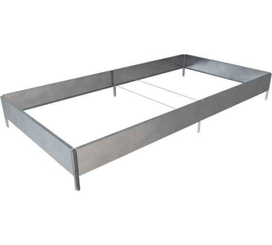 Изображение товара Готовая грядка Delta-Park GX 0.95х1.9 м, серебристая 30020GX_95180Zn