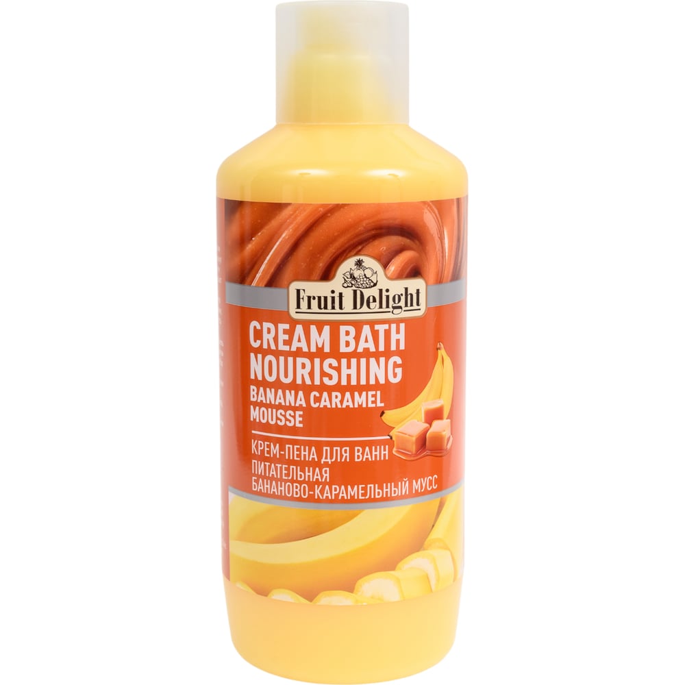 Изображение товара Питательная крем-пена для ванн Fruit Delight Бананово-Карамельный Мусс 1000 мл