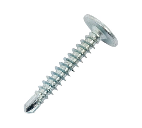 Изображение товара Саморезы ВИРТУОЗ 4,2х25 мм полусферическая головка с прессшайбой, сверло, 50 шт 02303