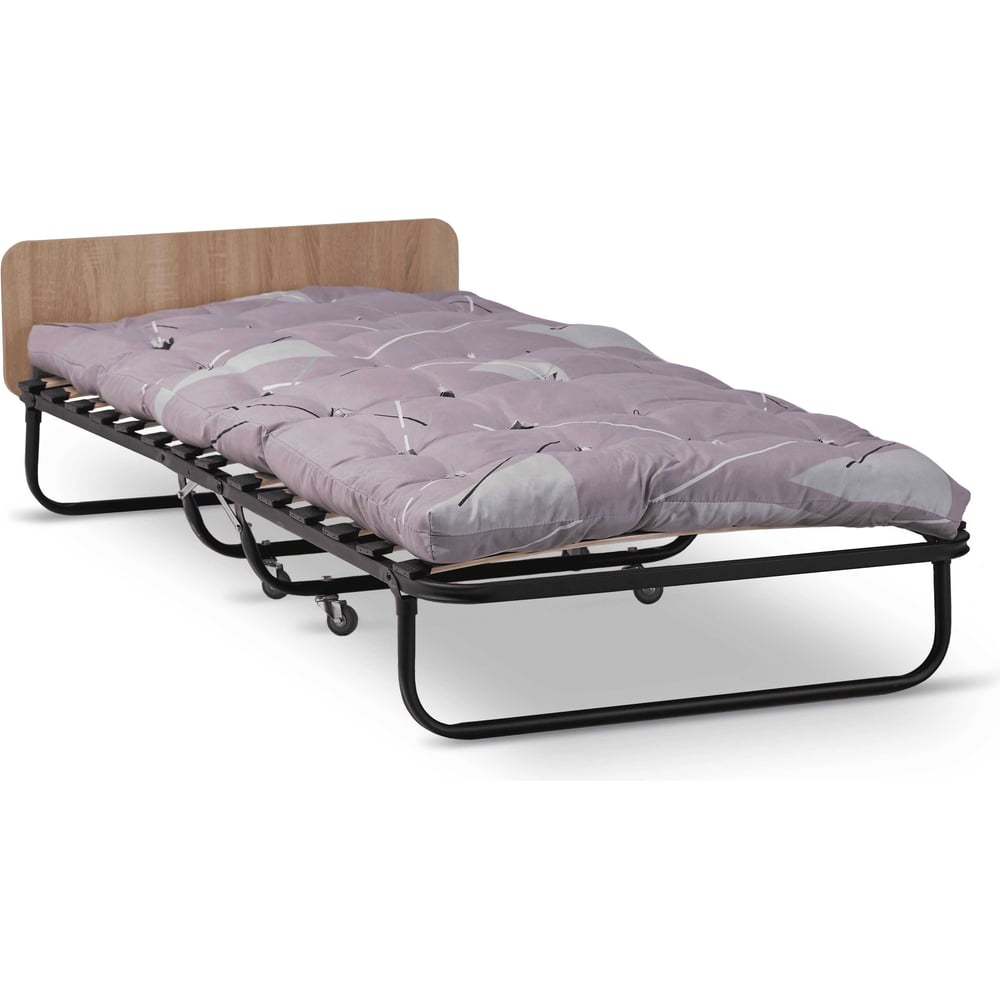 Изображение товара Раскладушка взрослая Формула мебели сад с матрасом и колёсами