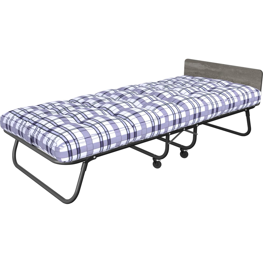 Изображение товара Раскладушка взрослая Формула мебели сад с матрасом и колёсами