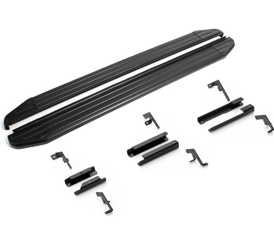 Изображение товара Пороги на автомобиль Premium-Black для Changan UNI-K 2024-н.в., рынок РФ, 193 см, 2 шт., алюминий, Rival A193ALB.8904.1