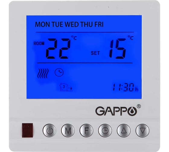 Изображение товара Комнатный термостат Gappo температура 5-35±1 ℃ G491