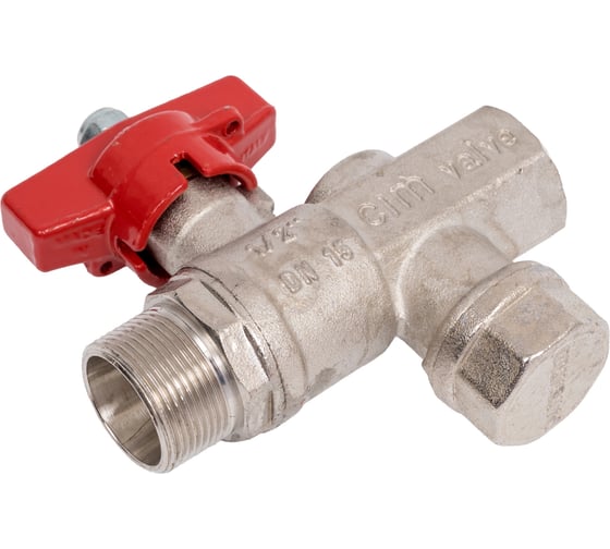 Изображение товара Кран шаровой FAR 1/2 -М24х19 с фильтром FS 3043 12