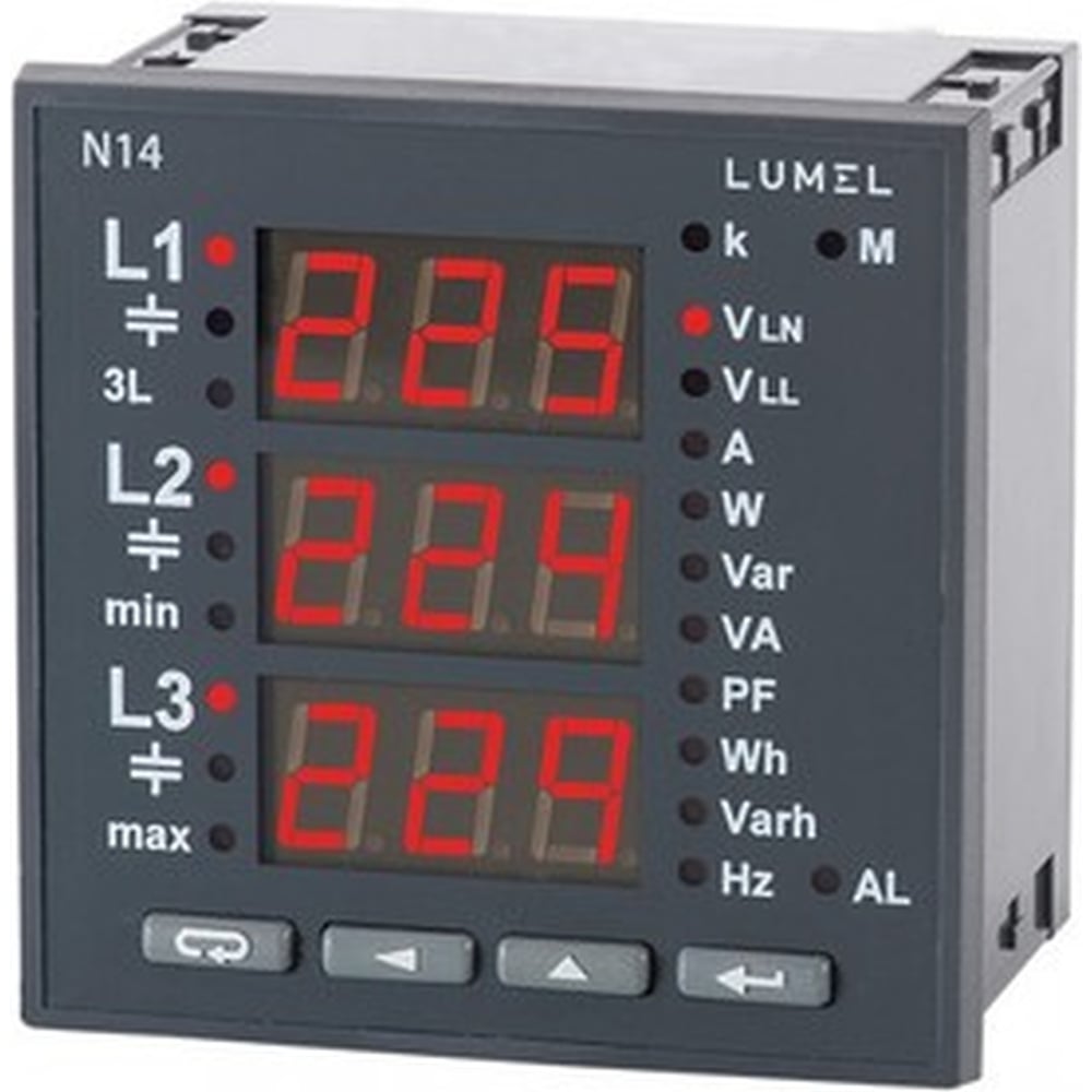 Изображение товара Анализатор параметров 3 фазной сети Lumel N14 21007 для электроинженеров Изображение товара Анализатор параметров 3 фазной сети Lumel N14 21007 для электроинженеров
