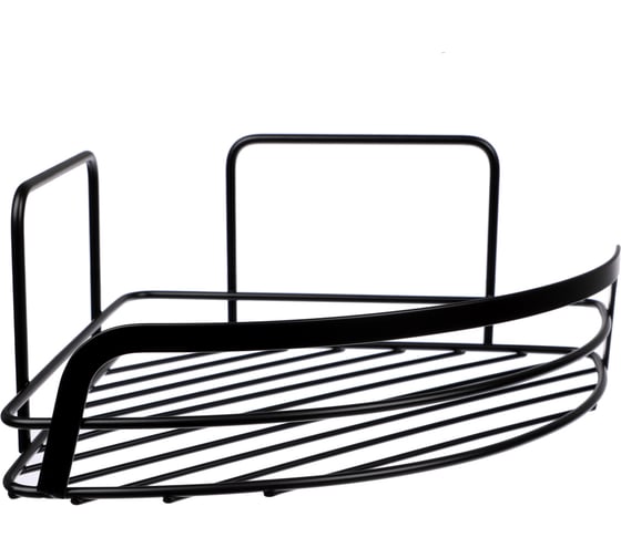 Изображение товара Настенная полка VETTA угловая, металл, 30x22x6 см, черный 478-250