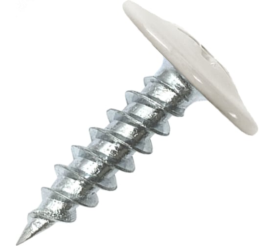 Изображение товара Саморез с прессшайбой Rizzel ПШ 4,2х25 RAL 9002 500 шт 00000310367