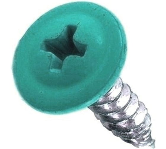 Изображение товара Саморез с прессшайбой Rizzel ПШ 4,2х32 RAL 6026 500 шт 00000308953